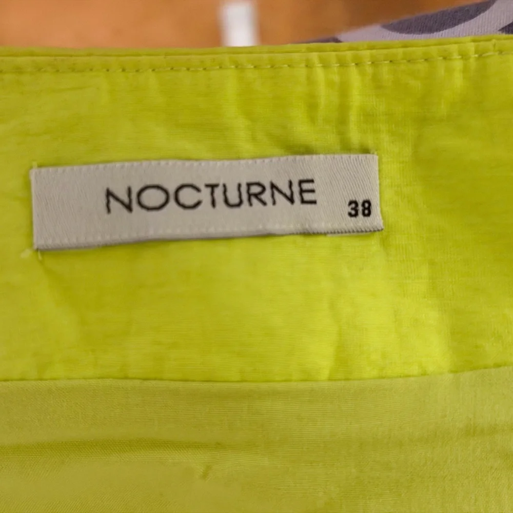 Nocturne | euc size 38 | neon Yellow green Mini Skirt. Retro, see description